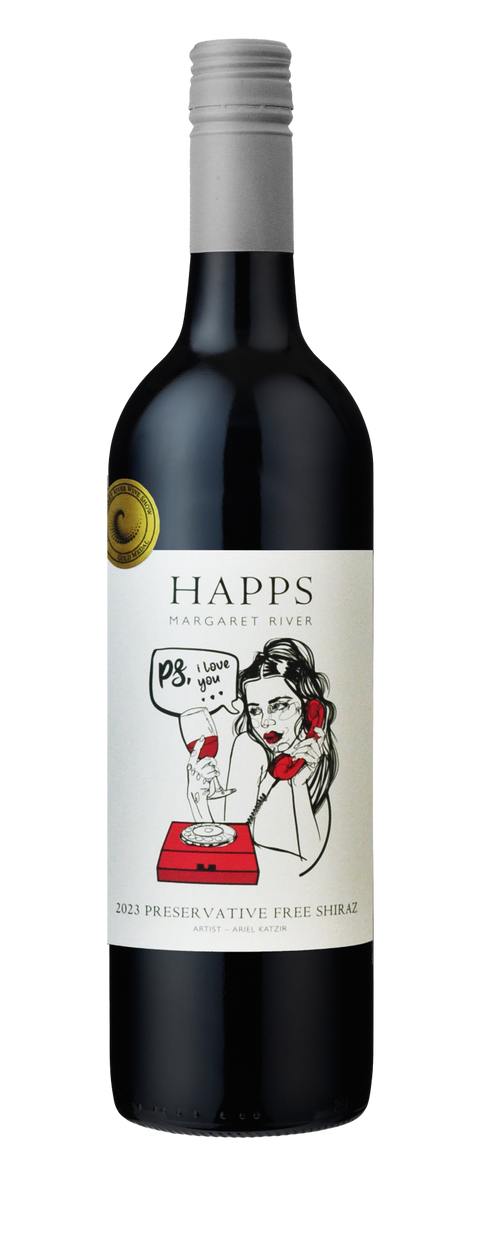 Happs 2023 Preservative Free Shiraz