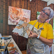 Encaustic Wax With Mixed Media-Open Studios