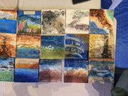 Encaustic Wax With Mixed Media-Open Studios