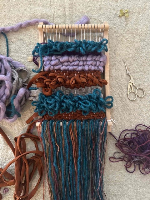 Loopy Loom Weave featuring Clay Beads