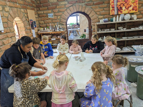 Sunflowers in Clay with Kay Manolas