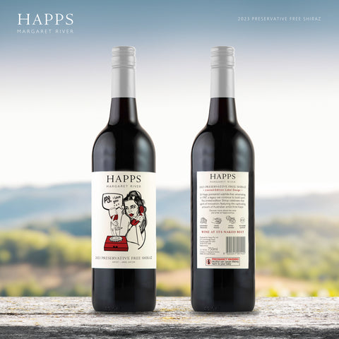 Happs 2023 Preservative Free Shiraz